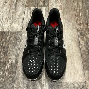 Under Armour Black and White Cleats Size 12